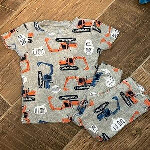 Carter’s 2T Boys Construction Pajamas